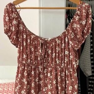 Flowy Floral Short Dress